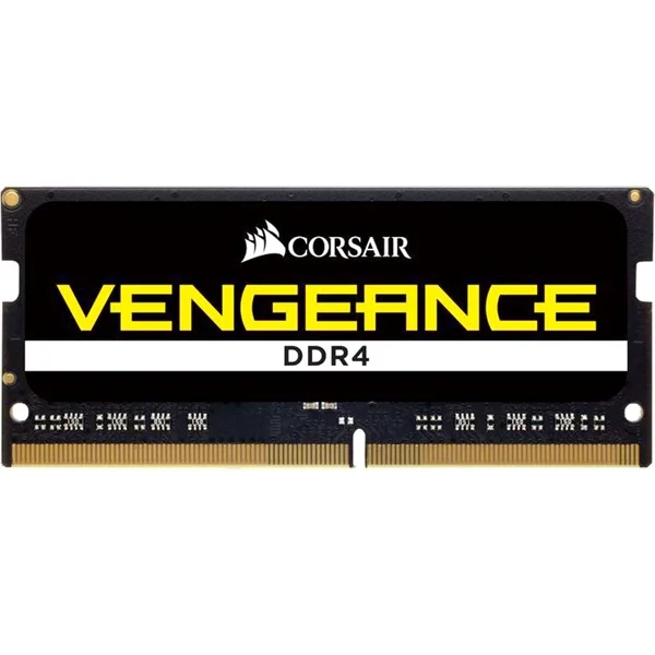 Corsair SO-DIMM 16 GB DDR4-2400 , Arbeitsspeicher (schwarz, CMSX16GX4M1A2400C16, Vengeance)