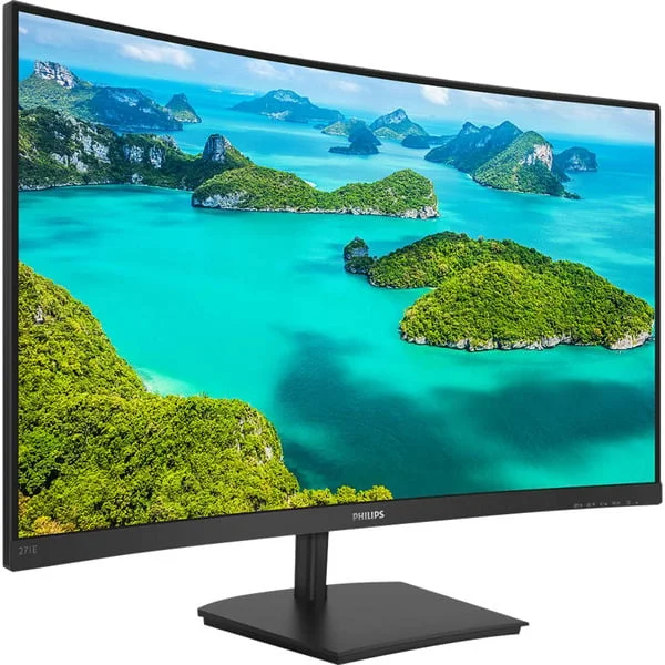 Philips 271E1SCA/00, Gaming-Monitor (68.6 cm (27 Zoll), schwarz, FullHD, VA, Curved, 75 Hz, AMD Free-Sync)