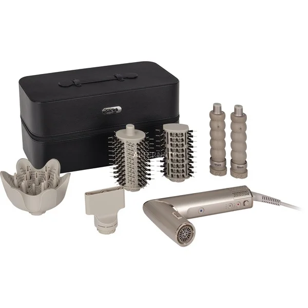 Shark FlexStyle 5-in-1 Haarstyler , Lockenstab (champagner)