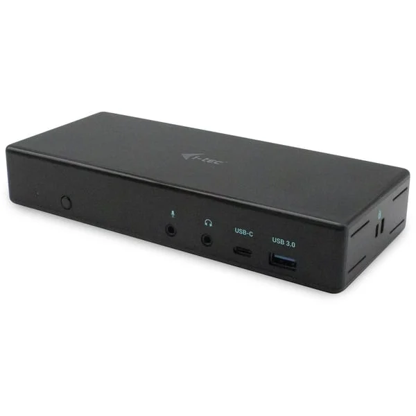 i-tec USB-C Quattro Display Docking Station, Dockingstation (schwarz, HDMI, DIsplayPort, USB)