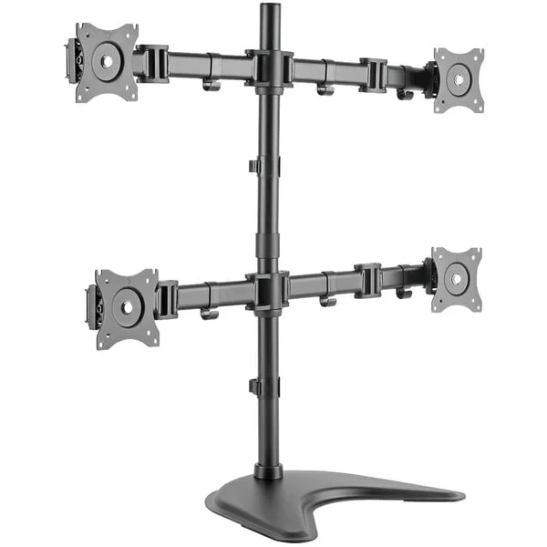Digitus Universelle Vierfach Monitor Halterung, Monitorhalterung (schwarz (matt))