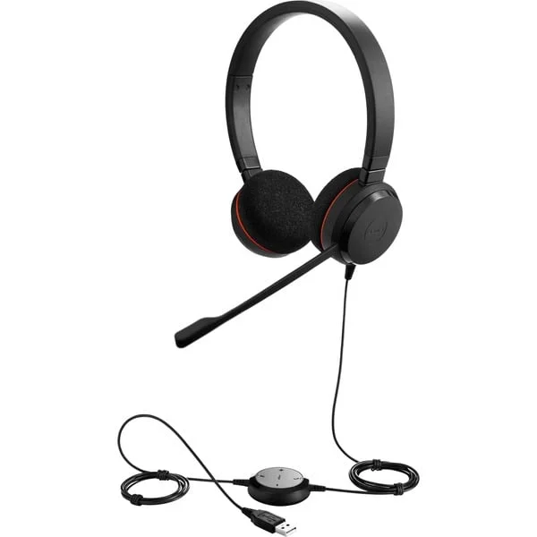 Jabra Evolve 20 MS Stereo, Headset (schwarz)