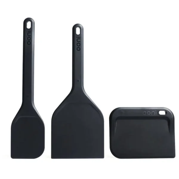 Ooni Teigwerkzeug-Set UU-P2BE00, 3-teilig, Spachtel (schwarz)