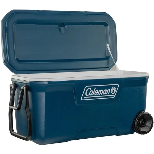 Coleman 100QT Xtreme Wheeled, Kühlbox (blau/weiß)