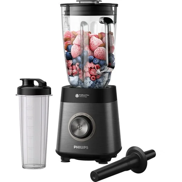 Philips 5000 Series Standmixer HR3041/00 (schwarz, 1.200 Watt, 2 Liter)
