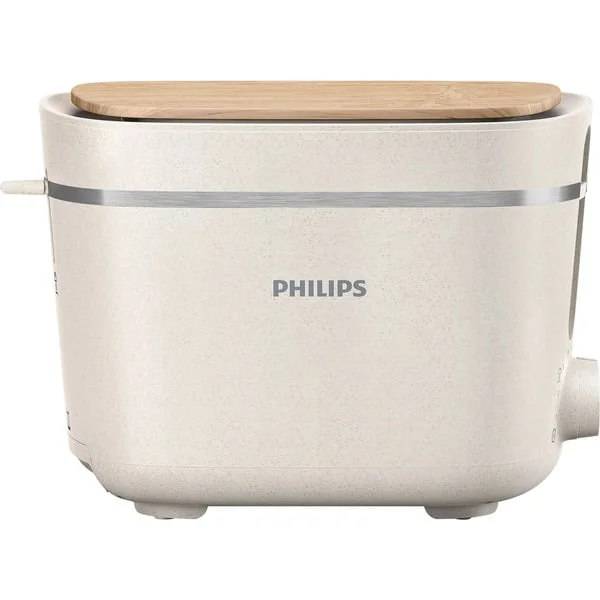 Philips Eco Conscious Edition Toaster HD2640/10 (weiß (matt), 830 Watt, für 2 Scheiben Toast)