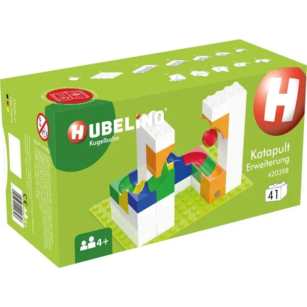 Hubelino Kugelbahn Katapult Erweiterung