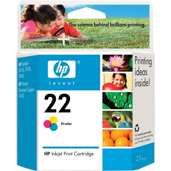 HP Tinte dreifarbig Nr. 22 (C9352A) (Retail)