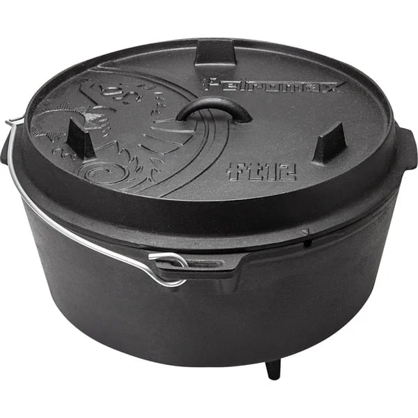 Petromax Feuertopf ft12 (schwarz, mit Füßen)