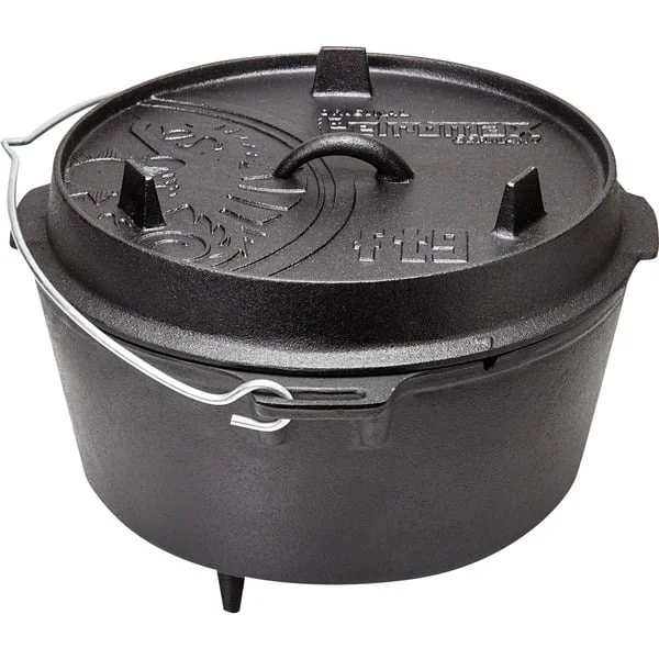 Petromax Feuertopf ft9 (schwarz, mit Füßen)