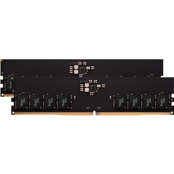 Team Group DIMM 32 GB DDR5-4800 (2x 16 GB) Dual-Kit, Arbeitsspeicher (schwarz, TED532G4800C40DC01, ELITE)