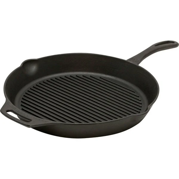 Petromax Grill-Feuerpfanne gp35, mit Pfannenstiel (schwarz, 1 Henkel, Ø 35cm)
