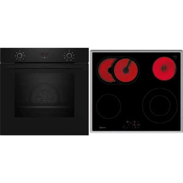 Neff BX36B0, Backofen-Set (schwarz/edelstahl)