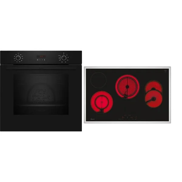 Neff BX48PB0, Backofen-Set (schwarz/edelstahl)