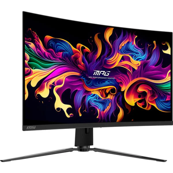 MSI MPG 321CURXDE QD-OLED, Gaming-Monitor (80 cm (31.5 Zoll), schwarz, UltraHD/4K, QD-OLED, Curved, USB-Hub, KVM, 240Hz Panel)