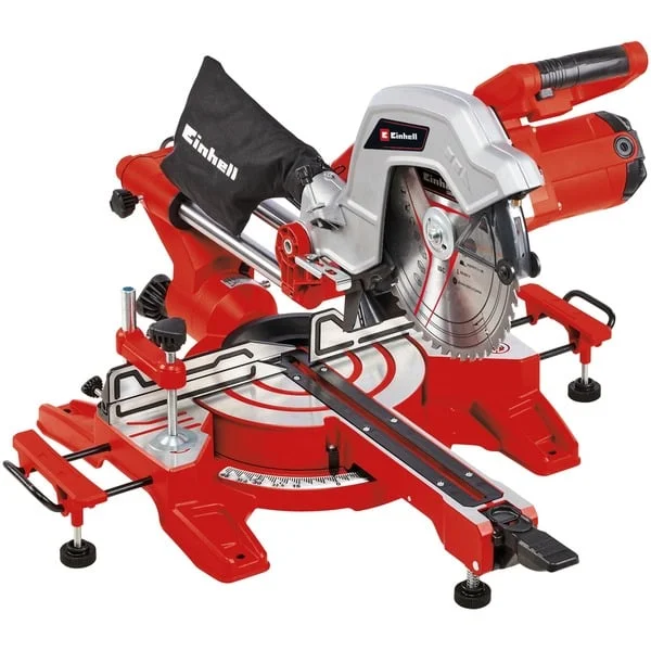 EINHELL Zug-Kapp-und Gehrungssäge TC-SM 254, Kapp- und Gehrungssäge (rot/schwarz, 1.800 Watt)