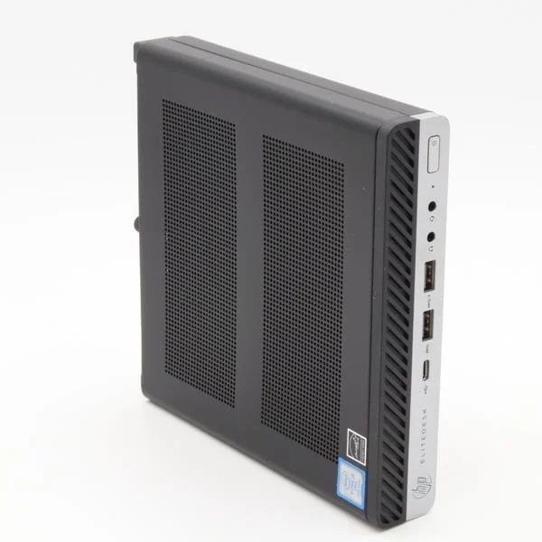 HP EliteDesk 800 G5 Mini-PC Generalüberholt (silber/schwarz, Windows 10 Pro)
