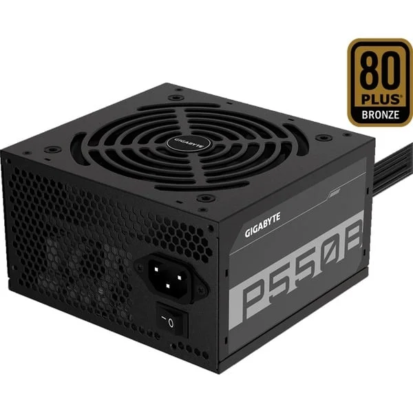 GIGABYTE GP-P550B, PC-Netzteil (schwarz, 2x PCIe, 550 Watt)