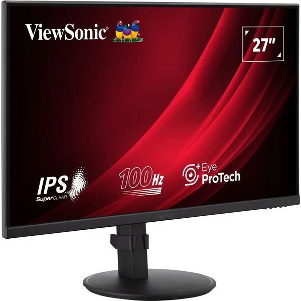 ViewSonic VG2708A-MHD, LED-Monitor (68.6 cm (27 Zoll), schwarz, FullHD, IPS, HDMI, DP, VGA, 100Hz Panel)