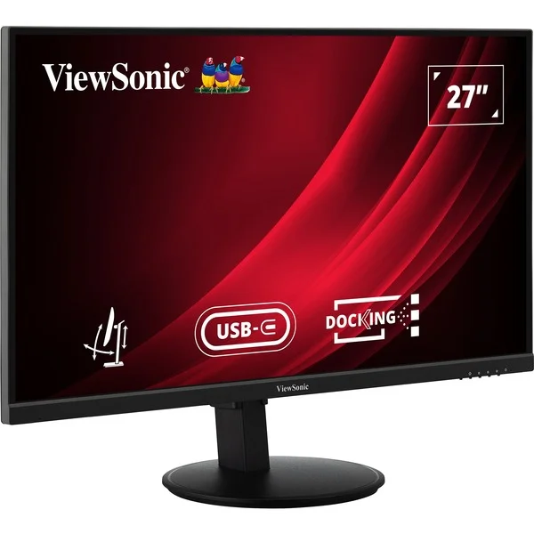 ViewSonic VG2709U-2K, LED-Monitor (69 cm (27 Zoll), schwarz (matt), QHD, IPS, USB Hub, USB-C, RJ45, 100Hz Panel)