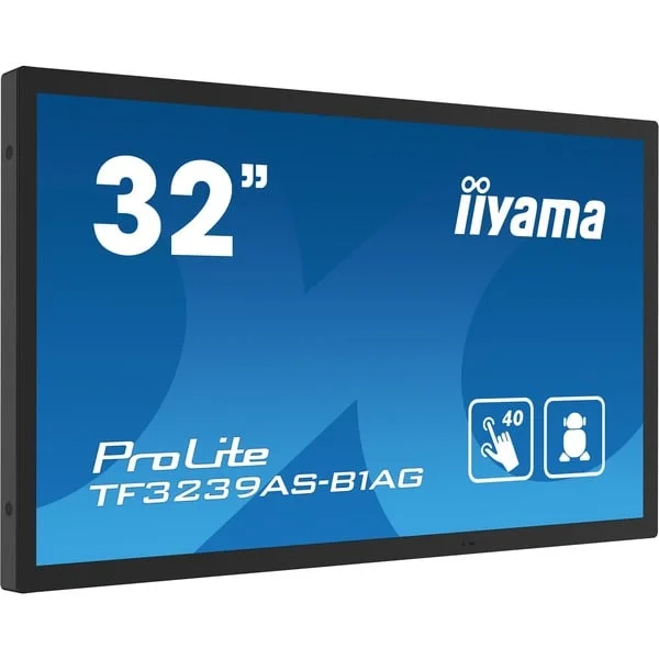 iiyama ProLite TF3239AS-B1AG, Public Display (schwarz (matt), FullHD, IPS, Touchscreen)