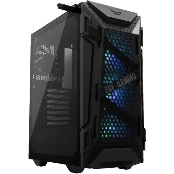 ASUS TUF Gaming GT301, Tower-Gehäuse (schwarz, Tempered Glass)