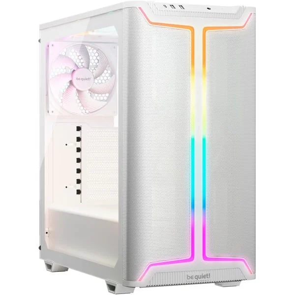 be quiet! PURE BASE 501 DX , Tower-Gehäuse (weiß, Tempered Glass)
