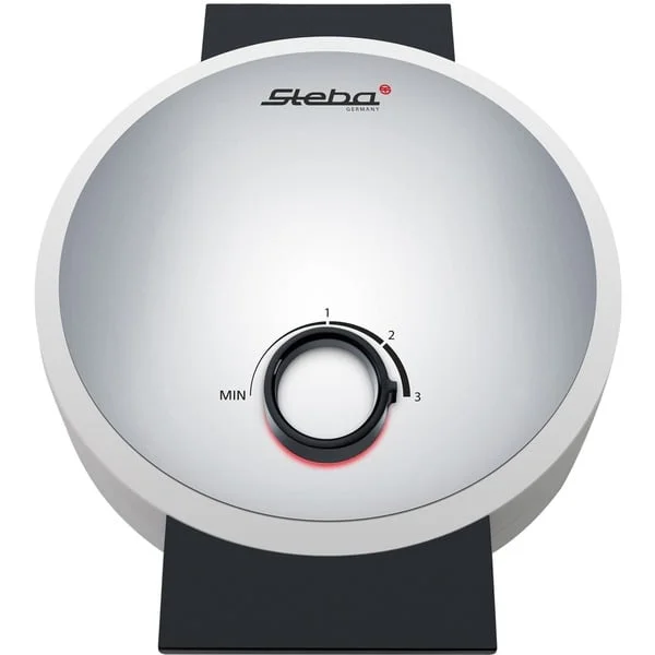 Steba Waffeleisen WE 16 (silber/weiß, 1.000 Watt)
