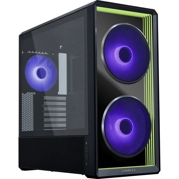 Lian Li LANCOOL 217 Infinity , Tower-Gehäuse (schwarz, Frontplatte aus Tempered Glass)