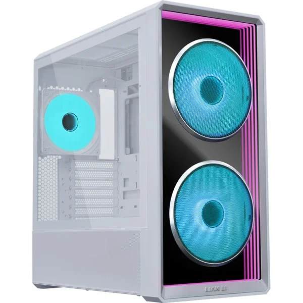 Lian Li LANCOOL 217 Infinity , Tower-Gehäuse (weiß, Frontplatte aus Tempered Glass)