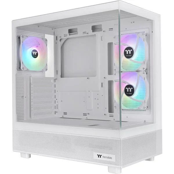 Thermaltake View 270 Plus TG ARGB Snow White, Tower-Gehäuse (weiß, Tempered Glass x 2)