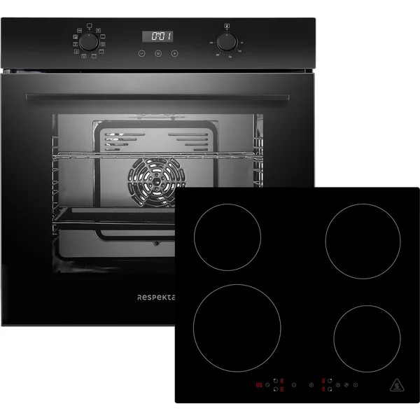 Respekta ASET7004295I, Backofen-Set (schwarz)