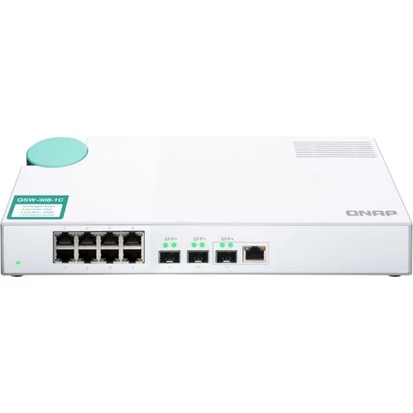 QNAP QSW-308-1C, Switch (weiß)