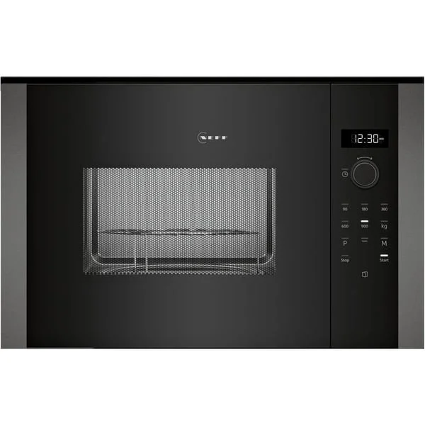 Neff HLAGD53G0 N50, Mikrowelle (schwarz/grau, mit Grill, Türanschlag links)