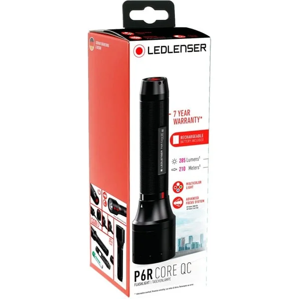 Ledlenser P6R Core QC, Taschenlampe (schwarz)