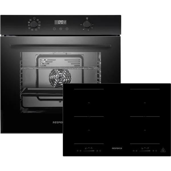 Respekta ASET7008800I, Backofen-Set (schwarz)
