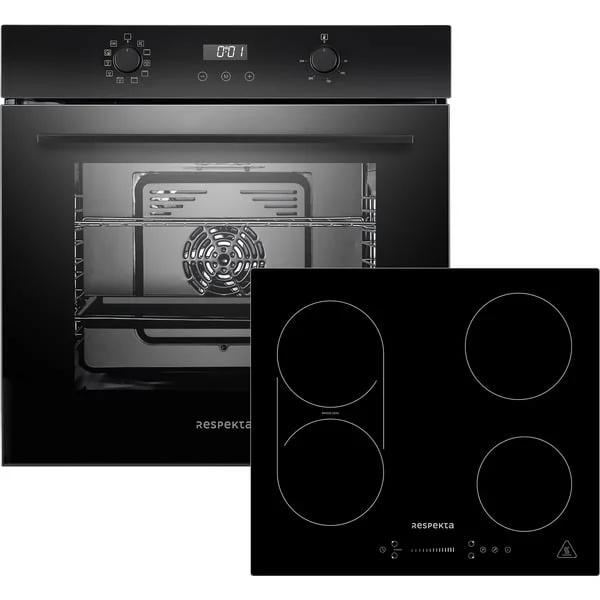 Respekta ASET7006600I, Backofen-Set (schwarz)