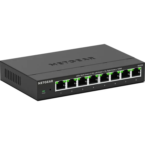 Netgear MS308, Switch (schwarz)