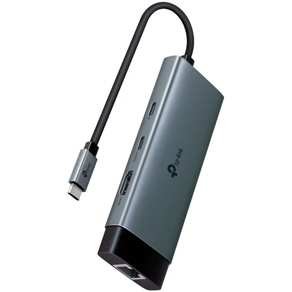 TP-Link UH6120C USB Type-C 6 in 1 Hub, Dockingstation (grau/schwarz)
