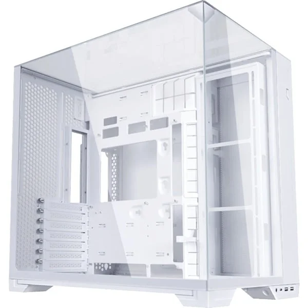 Lian Li O11 Vision Compact , Tower-Gehäuse (weiß, Tempered Glass x 3)