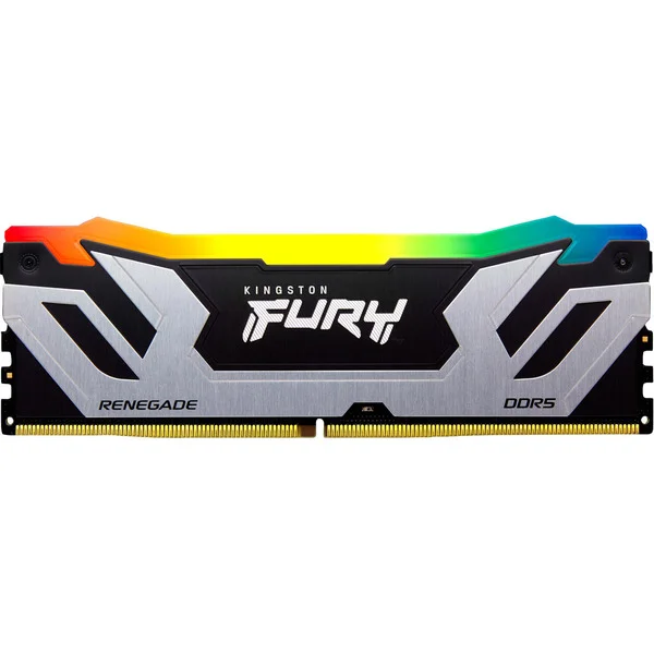 Kingston FURY DIMM 24 GB DDR5-8800, Arbeitsspeicher (silber/schwarz, KF588CU42RSA-24, Renegade RGB, INTEL XMP)
