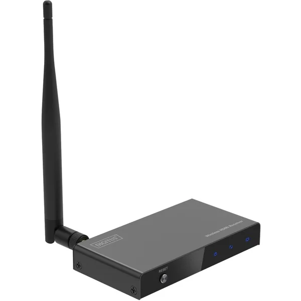 Digitus Wireless HDMI Receiver für DS-55346, Full HD, HDMI Verlängerung (schwarz, Empfängereinheit)