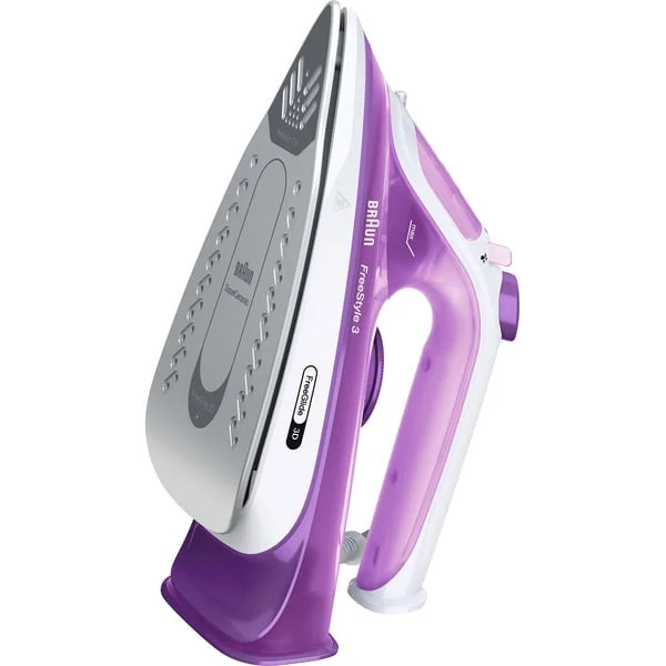 Braun FreeStyle 3 FI 3124 PU, Dampfbügeleisen (violett/weiß)