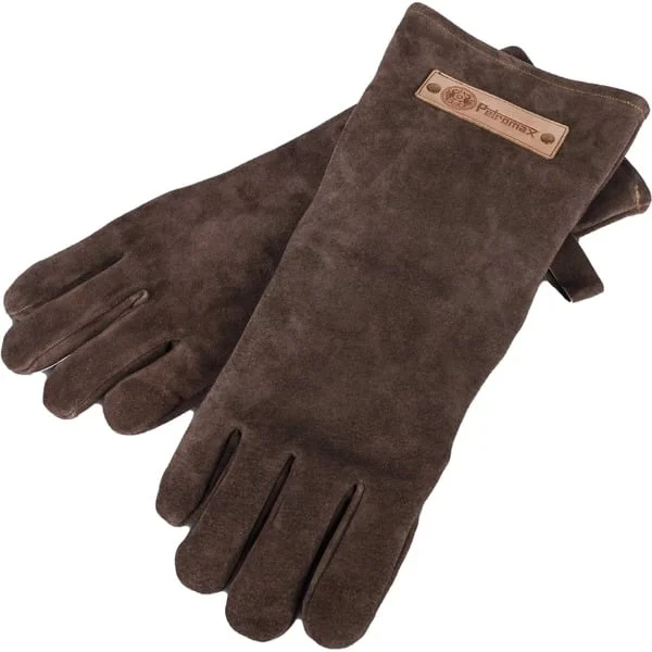 Petromax Grillhandschuhe XL (braun, Rindspaltleder)