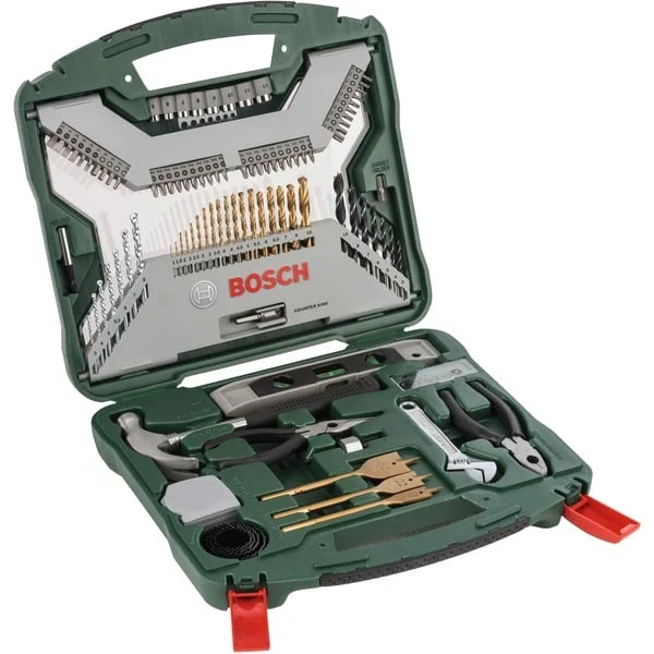 Bosch Heimwerken & Garten X-Line Titanium Bohrer- und Schrauber-Set, 103-teilig, Bohrer- & Bit-Satz (grün)