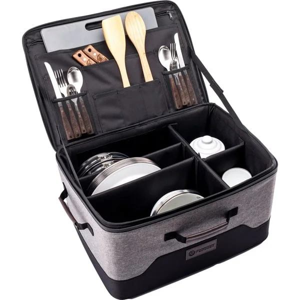 Petromax Catago Box 50 , Aufbewahrungsbox (grau/schwarz, Campingbox)