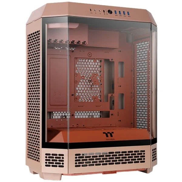 Thermaltake The Tower 600 Gravel Sand, Tower-Gehäuse (braun, Tempered Glass x 3)
