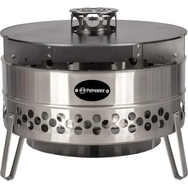 Petromax Grillplatte für Feuertonne Tyropit und Pyron (6mm Stahl, Ø 57cm)