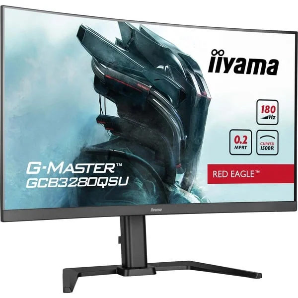 iiyama G-Master GCB3280QSU-B2, Gaming-Monitor (80 cm (31.5 Zoll), schwarz (matt), QHD, VA, Curved, Adaptive-Sync, 180Hz Panel)