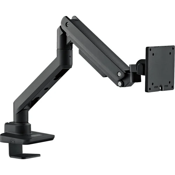 SilverStone Monitorarm SST-ARM14B, Monitorhalterung (schwarz, für Monitore von 17" - 49" (43 - 124cm))